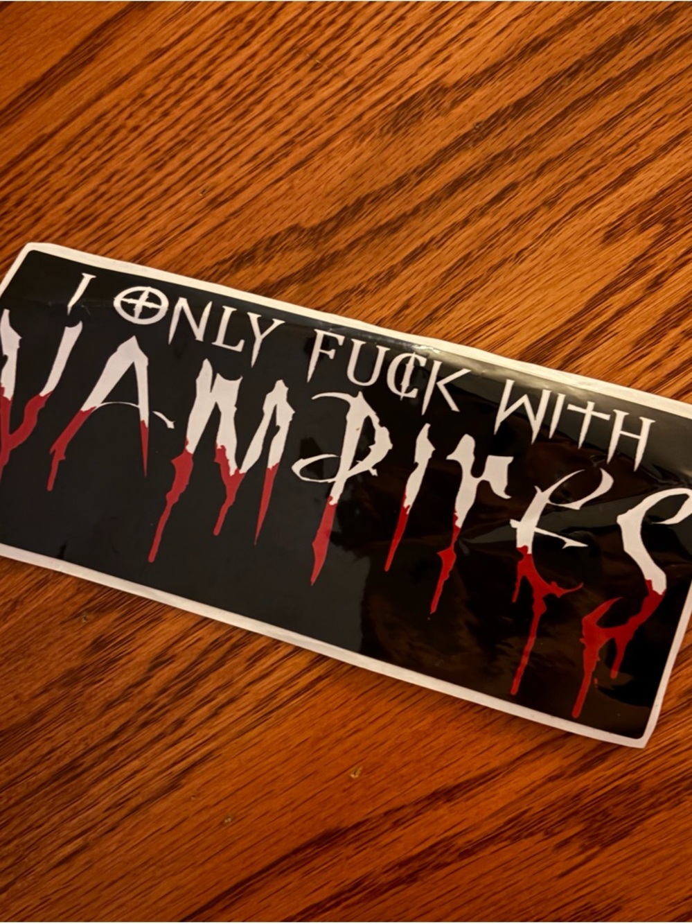 Vampire bumper Sticker